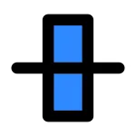 Align Vertically SVG Icon
